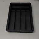 Extended Cutlery Storage Box for Home Use - Spacious and Organized Solution to Keep Your Utensils Neatly Arranged, Offering Enhanced Accessibility in Your Kitchen or Dining Area (Red)