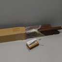 51pcs 4-Tier Wood Earring Display Stand, Retail Display Riser Earring, Ring Holder Stand, Removable Countertop Small Merchandise Display Stand with 50 Pcs Earring Card (Light brown)