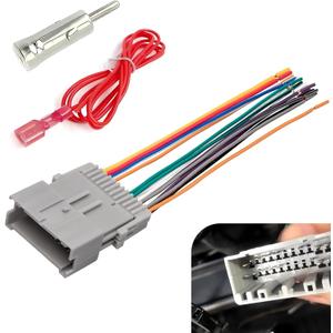 WZP Car Audio Wiring Harness, Radio Adapter Wiring Harness Kit with Antenna Adapter Connector, Compatible with Chevy Hummer Buick Suzuki (Multicolored)
