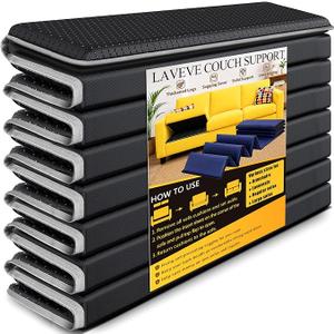 LAVEVE Heavy Duty Couch Cushion Support Board for Sagging Sofa, 25''x90''
Extra Thick Solid Wood Under Couch Insert with Anti-Slip Dots, Perfectly Fix and Protect Oversized Sofa, Extend Couch Life