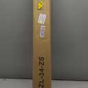 LUCKUP Cordless Bamboo Roman Blinds Shades for Indoor Windows-Blackout Room Darkening Roman Blinds with 6" Valance Cover Enhanced Privacy, 34" W x 64" H