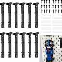 Wall Mount Compatible with f1 Speed Champions Sets, Wall Bracket for Speed of Champions,Vertical Wall Mount for Brick Cars (12 Packs)