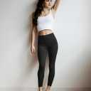 High Waisted Leggings for Women - Tummy Control Yoga Pants for Workout Running Athletic Women's Leggings Plus Size (Black)