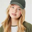 12Pieces Vintage Washed Baseball Caps for Women Men Distressed Twill Adjustable Dads Hats Unisex Style, Army Green 