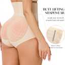 CYDREAM Shapewear Tummy Control Underwear for Women Faja Body Shaper Postpartum High Waisted Slimming Butt Panties Seamless (Beige, M)