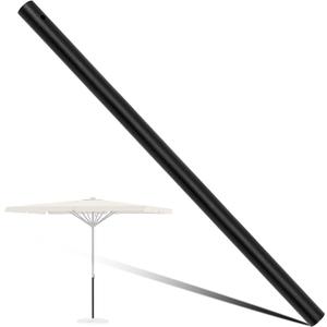 1 Pack 1.5'' Dia Umbrella Replacement Lower Pole, Heavy Steel Patio Umbrella Bottom Pole Replacement, 1.7 mm Thickness, No Bullet Buckle Outdoor