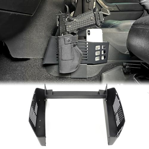 MAIKER Upgrade JK Metal Gear Shift Storage Box Center Console Hanging Box Auto Transmission Gear Tray Compatible with 2011-2018 Jeep Wrangler JK JKU, US Flag