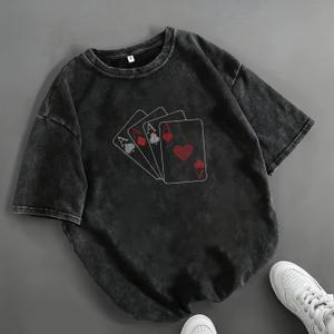 SOLY HUX Women's Vintage Short Sleeve T Shirt Hip Hop Streetwear Y2k S