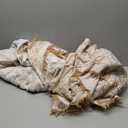 Turquoize Sectional Couch Covers L Shape Couch Cover Sectional Sofa Cover Washable 2 Pieces Blanket for Sectional Sofa Feature Geometrical Woven Jacquard Fabric (Chaise/2 Seats, Khaki/White)