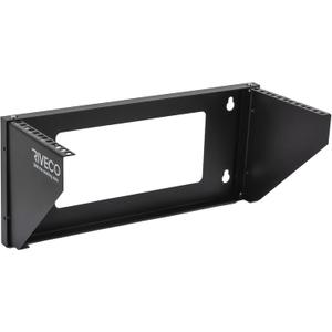 RIVECO 4U Wall Mount Rack for Network. Reinforced Heavy Load 66-99 LBS Small Server Racks Vertical & Horizontal Mounting for 19 inches IT & Studio Equipment.