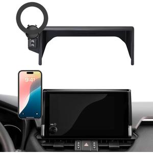 Car Phone Holder for Toyota RAV4 2025 2019-2024 7/8-Inch Screen, Cell Phone Mount Compatible with MagSafe