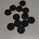 Ezprotekt Non Slip Furniture Pads, 12 Pcs 2" Anti Skid Rubber Furniture Caster Cups, Anti-Slip Furniture Coasters for Hardwood Floors, Anti Slide Floor Protectors for Bed Couch Stoppers (Black)