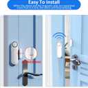 Window and Door Alarm When Opened (5 Pack) for Kids Safety/Home Security, Sliding Front Door Opening Sensor Alarms for Dementia, 120dB Burglar Alert, Ideal for Business, Garage, Apartment,House, White