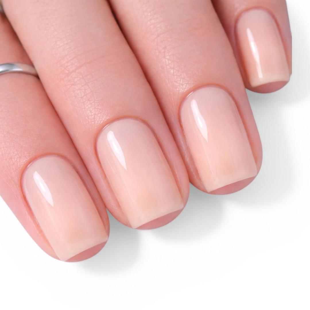 IN.HYPE Semi-Sheer Gel Polish  Milky Beige French Base, Natural Transparent Nude, Soak Off UV/LED French #3