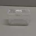 BENECREAT 12 Pack 3 Mixed Sizes Rectangular Clear Plastic Bead Storage Box with Flip-Up Lids for Small Items and Crafts Projects Organization