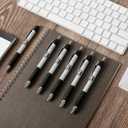 Mr. Pen - 12 Pack Black Fine Tip Pens, Fast Dry, No Smear & Bleed Through, Ideal for Bible Journaling & Planners
