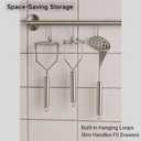 3 PCS Potato Masher Stainless Steel,Bean Smasher,Food Fruit Egg Masher Metal,Masher Kitchen Tool