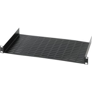 Chief Raxxess UNS1 Vented Universal Rack Tray Shelf for 19" Server Racks, with Bottom Slots for Mounting Non-Rack and Half-Rack Equipment, Black