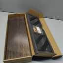 Rustic Floating Shelves Wall Mounted Set of 3, 17 Inch Natural Wood Wall Shelves, Decor Storage Shelf for Bedroom Bathroom Living Room Office Pictures Plants Books Cats TV (Rustic Brown)