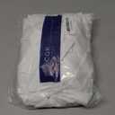 Wrap Around Dust Ruffle Bed Skirt - White - for King Size Beds with 15 Inch Drop - Easy Fit Elastic Strap - Adjustable Pleated Bedskirt w/Brushed Fabric - Wrinkle Free - for Women, Men, Kids & Teens