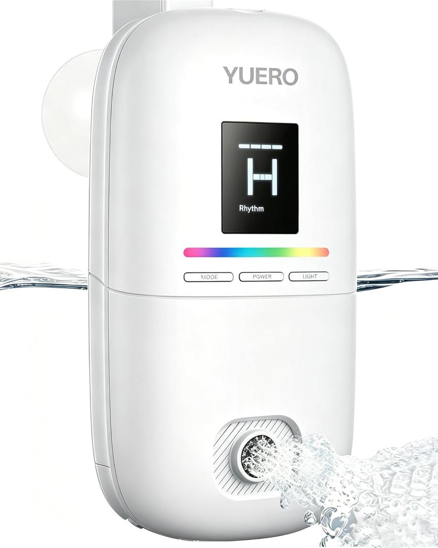 YUERO Bath Jets for Tub, Cordless Jet Spa & Bath Jet for Spa Mode, 3-Speed Bathtub Accessories with Adjustable Nozzles, Waterproof Bathtub Jets for Home Spa Relaxation & Travel Massage