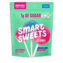 Smart Sweets, Blue Raspberry Watermelon Lollipops Multipack, 3 Ounce, Pack Of 8, BB Date 11/18/2027