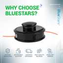 BlueStars 21560070 SRM Trimmer Head - Compatible with Echo Echomatic SRM210 SRM225 SRM230 SRM235 SRM2100 Straight Shaft Trimmers - Replaces 21560050 200095200 Weed Wacker Head with 0.095" Line