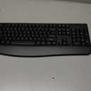 Wireless Keyboard and Mouse Combo, Full-Sized 2.4GHz Wireless Keyboard with Comfortable Palm Rest and Optical Wireless Mouse for Windows, Mac OS PC/Desktops/Computer/Laptops (Black)