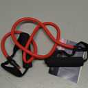 Resistance Bands with Handles, Single Resistance Bands, Exercise Bands with Handles, for Resistance Training, Physical Therapy, Home Workouts, Fitness, Pilates (red-20lbs)