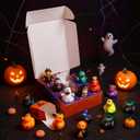 Capoda Halloween Advent Calendar 2025 with Horror Ducks Figures, 15 Days of Halloween Countdown Calendar Rubber Ducks for Adult Teens Kids Boys Girls October Surprise Gifts