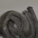 Wood Stove Door Gasket, 3/4" Wood Stove Gasket Rope, Heat Resistance Fiberglass Gasket Replacement for Wood Stoves and Fireplaces, Grey Color, 72" Long