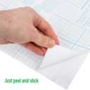 Mind Reader Removable Vinyl Wallpaper Peel and Stick Self Adhesive Wallpaper 17.75" X 393.7" Water-Resistant Contact Paper Shelf Liner White Brick