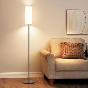Cordless Floor Lamp for Living Room, with 3 Color Temperature and Pull Cord Switch, 8000mAh Battery Operated Portable Rechargeable Modern Standing