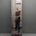 HEALTHCRAFT uPole with Pivot Bar (7-10 Feet) Transfer Pole for Seniors, Floor to Ceiling Grab Bar Tension-Mounted, Toilet Safety Grab Handle for Elderly, Bedroom Support Rail (300 Lb. Capacity)