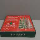 HMASYO 5 FT Pop Up Christmas Tree with Timer Lights, Pink Christmas Tinsel Tree, Collapsible Artificial Pencil Christmas Tree for Indoor Home Apartment Porch Holiday Party Decorations