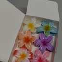 6 Pack Flower Hair Clips for Women, Hawaiian Flower Claw Clips for Thick Thin Hair, Cute Summer Beach Hair Accessories