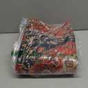 YJ.GWL Area Rug 2x3 Traditional Floral Print Door Mat, Distressed Boho Vintage Rugs Indoor Entrance Washable Rugs, Non Slip Carpet for Living Room Kitchen Bathroom, Red (3' x 2')