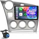 [2+64G] Android Car Stereo for Toyota Matrix 2009-2014, 9 inch HD Touchscreen Aftermarket Radio - Wireless Carplay & Android Auto, WiFi, DSP, Mirror Link, FM/RDS Radio, SWC + AHD Backup Camera