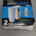 ZeroWater Official Replacement Filter - 5-Stage 0 TDS Filter Replacement - System IAPMO Certified to Reduce Lead, Chromium, and PFOA/PFOS, 2-Pack