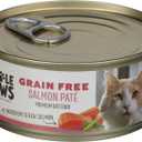 Whole Paws, Grain-Free Wet Cat Food, Salmon Paté Loaf Recipe, 5.5 Ounce (EXP 04/15/29)