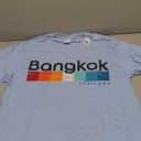 Vintage Bangkok Thailand 1980s Retro Design T-shirt T-Shirt Men L Blue