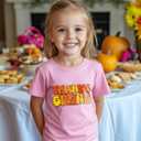 Thanksgiving Shirts for Kids Boys Girls Toddler Funny Turkey Pumpkin Graphic T-Shirt Clothes Tops Tee 2T-8Y (7-8 Years)
