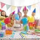 294 Pcs Neon Plastic Silverware Pastel Disposable Silverware Heavy Duty Colorfu Plastic Cutlery Set Includes 98Plastic Forks 98 Knives 98 Spoons for All Occasions7 Colors (300, Rainbow)