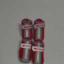 QUMY Dog Shoes for Small Dog, Puppy Dog Boots & Paw Protectors for Winter, Summer Hot Pavement, Waterproof in Rainy Weather, Outdoor Walking, Indoor Hardfloors Skid-Resistant Soles Red Size 2