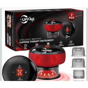 7-in-1 Electric Cupping Therapy Set, Smart Cupping Therapy Massager, 12 Levels of Suction Strength and Temperature Control，for Targeted Pain Relief