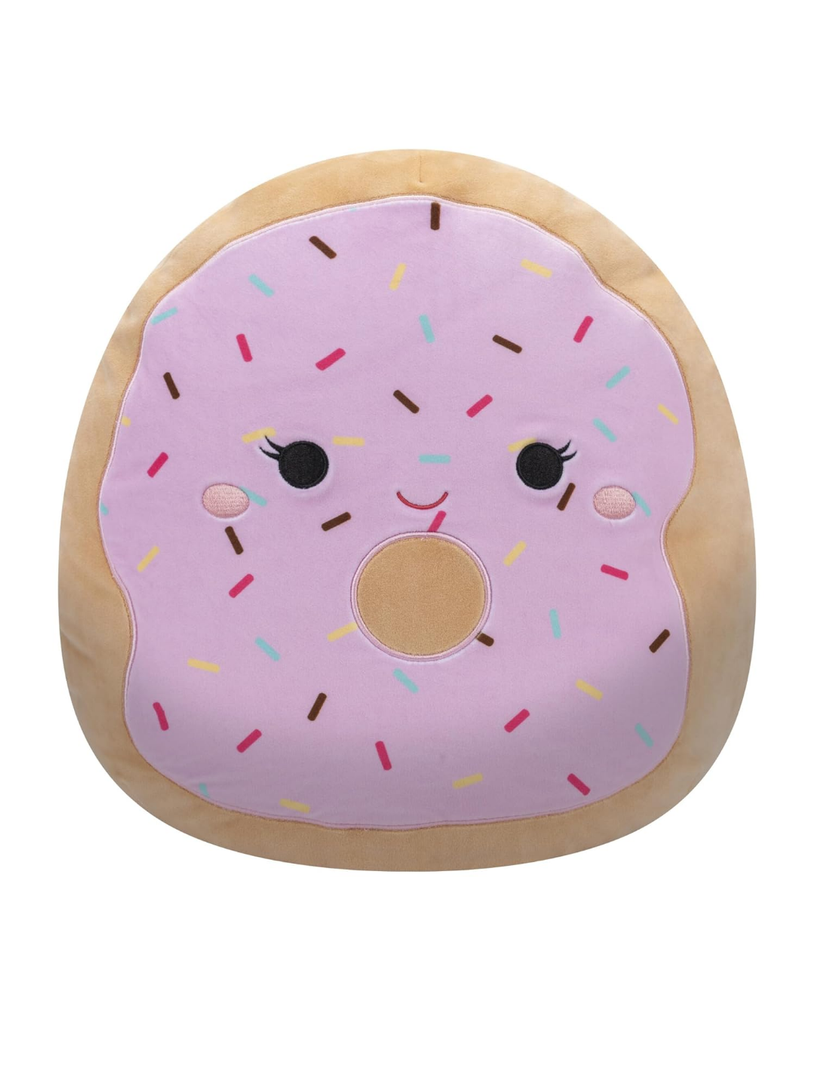 Squishmallows Original 14-Inch Dabria Pink Donut with Sprinkles - Official Jazwares Large Plush