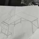 DUMOS L Shaped Desk Computer Gaming Corner Table 50 Inch Home Office Writing Student Work PC Workstation with Side Storage Bag CPU Stand for Bedroom Small Spaces