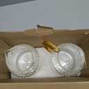 Amzcku Glass Pitcher with Lid, 68 oz/ 2 Liter 2Pack Vintage Water Pitcher,Glass Water Carafe for Cold Brew, Coffee, Lemonade, Iced Tea,Beverage, Heat Resistant Jug