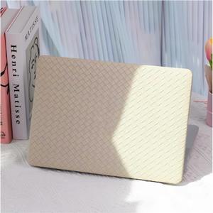 Woven Case for MacBook Pro 13 inch Case 2025-2016 A2338 M1 A2251 A2289 A2159 A1989 A1708 A1706,for MacBook Pro M2 Protective Leather Woven Textured Case&Keyboard Cover for Mac Pro13,Boho Beige