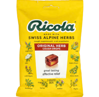 Original Herb Cough Drops, Swiss Alpine Herbs
